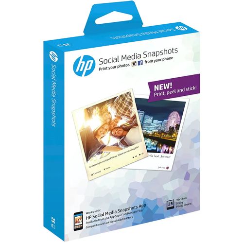 HP Papir Social Media Snapshots 25sht 10x13cm slika 1