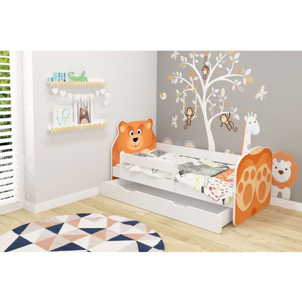 ACMA Dječiji krevet sa ladicom Acma VII Animals - 160x80cm - Dezen 05 slika 2