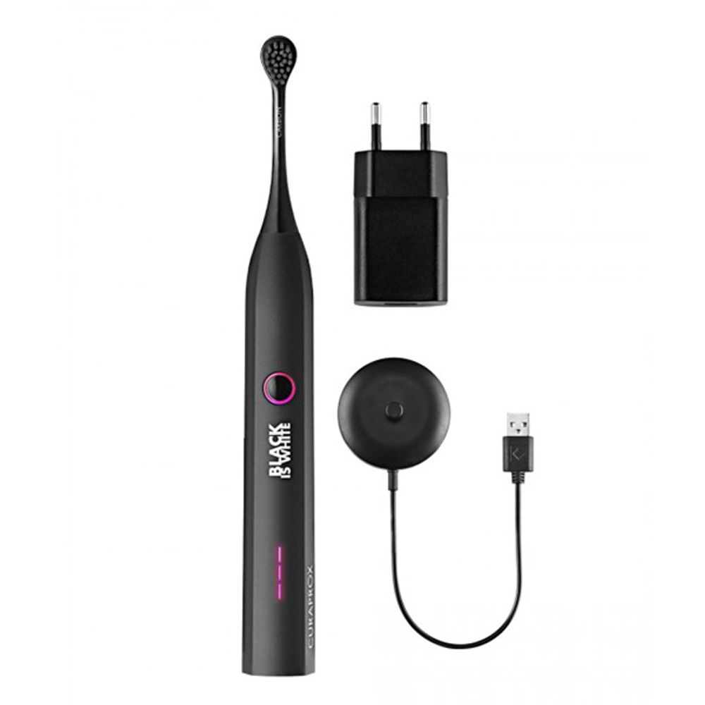 Curaprox Električna četkica za zube Hydrosonic Black is White  slika 1