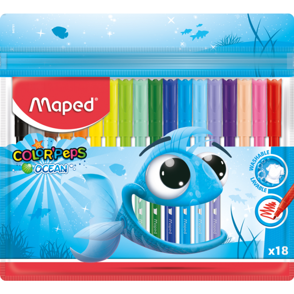 Maped Flomasteri 18/1 COLOR PEPS OCEAN  slika 1