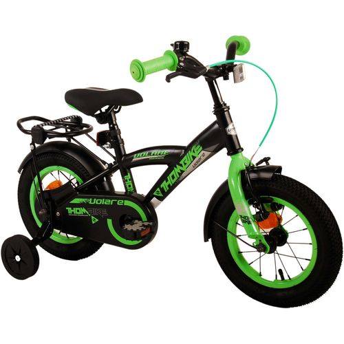 Volare dječji bicikl Thombike 12" crno-zeleni slika 9