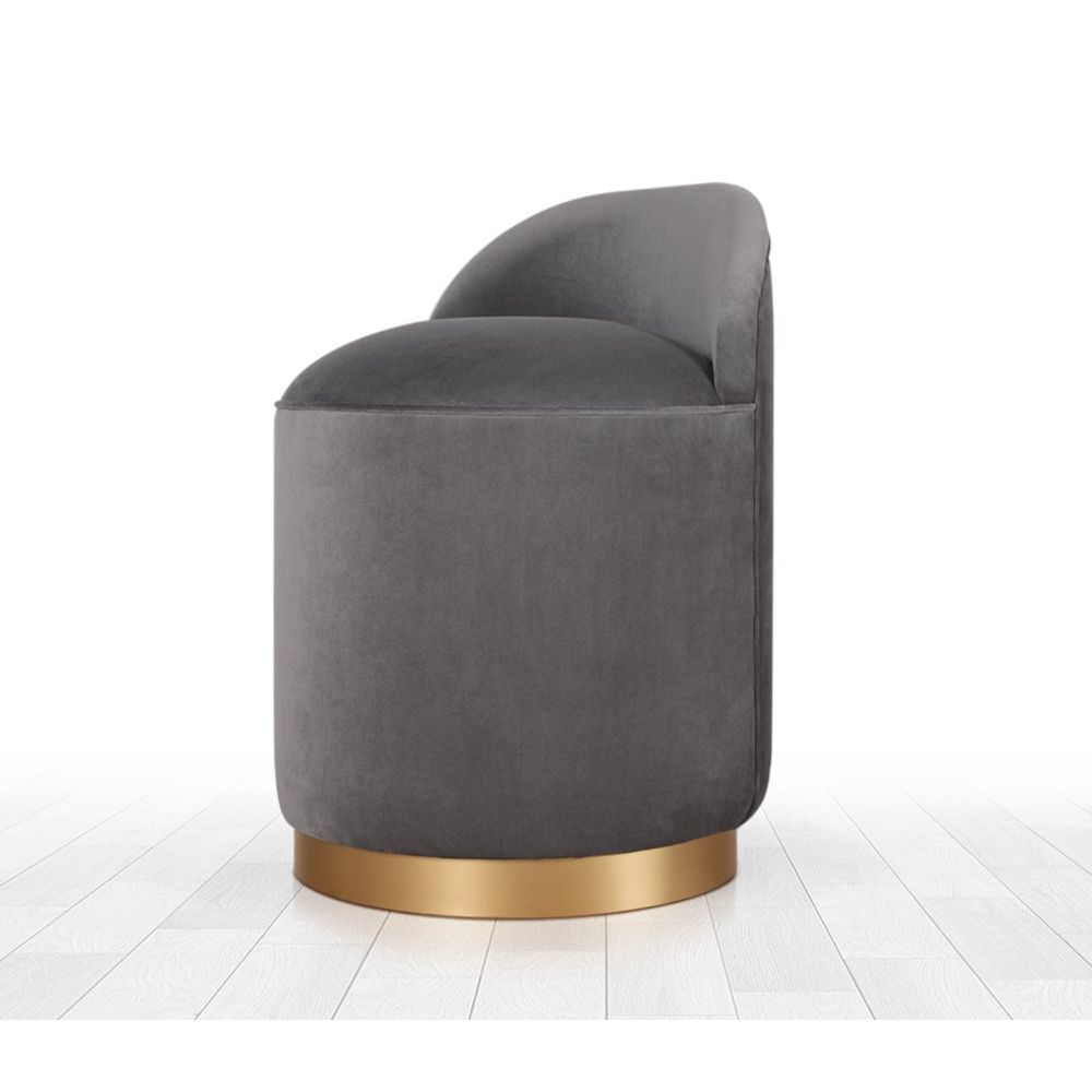 Dover - Tamno Sivi Pouf slika 2