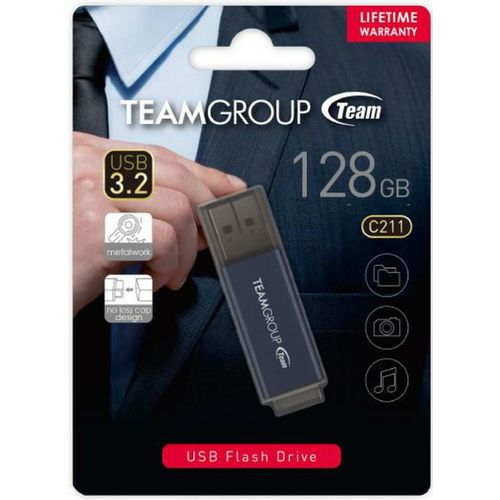 TeamGroup 128GB C211 USB 3.2 BLUE TC2113128GL01 slika 4