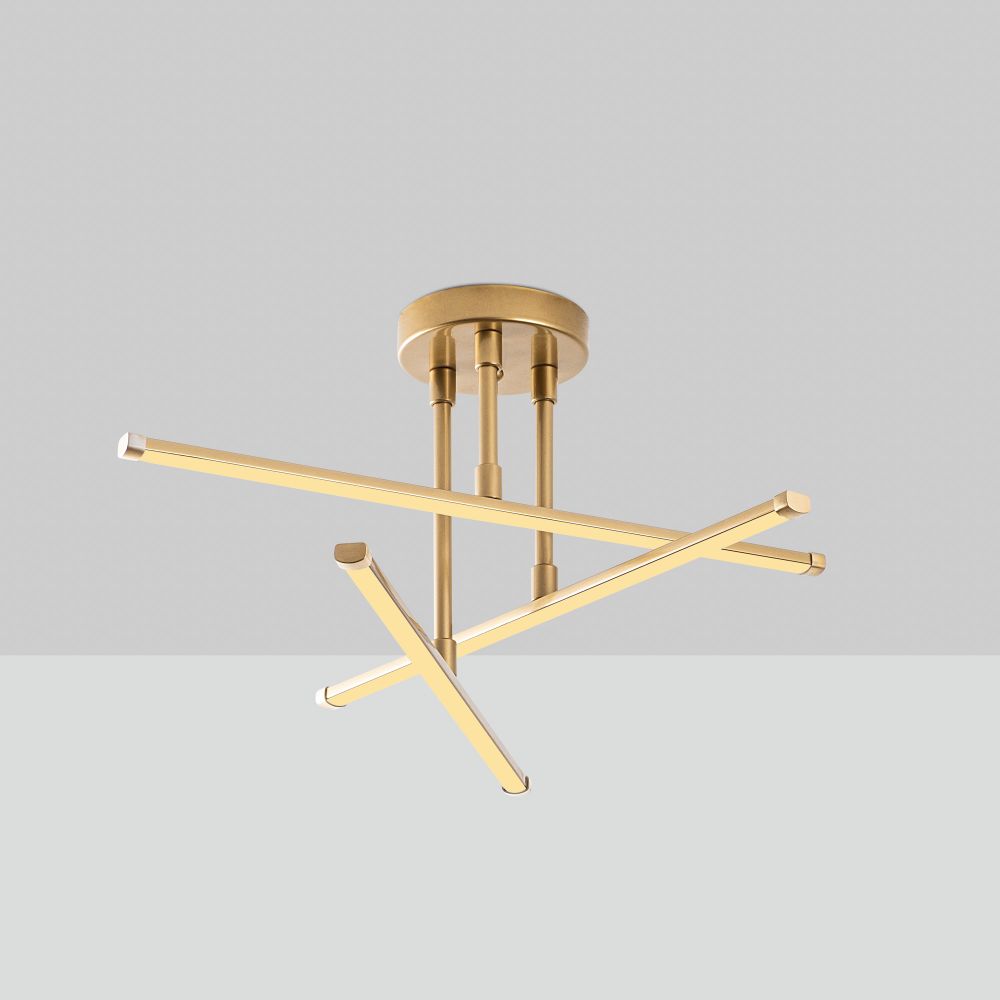 Luster Ledflower-13650 Gold slika 5