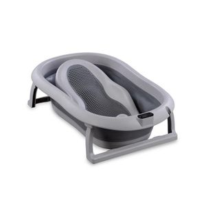 Sklopiva kadica s podlogom i termometrom dark grey