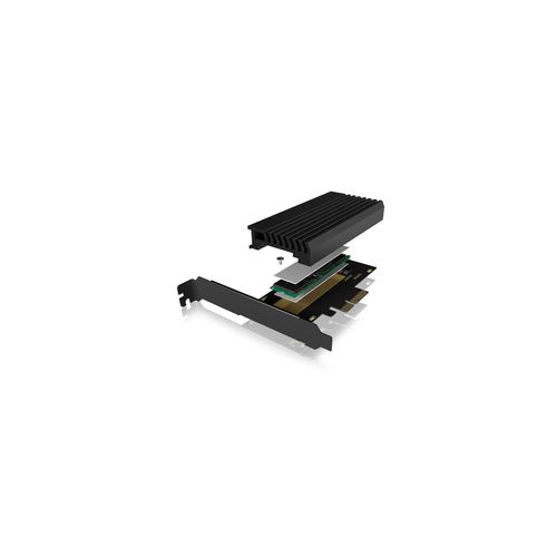 Icybox IB-PCI214M2-HSL adapter za M.2 NVMe SSD na PCIe x4 karticu s hladnjakom slika 2