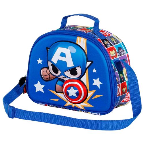 Marvel Avengers Captain America Punch 3D torba za užinu slika 1