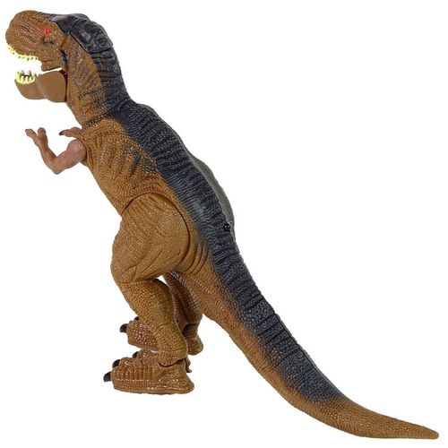 Dinosaur T-Rex na daljinsko upravljanje smeđi sa zvučnim efektima slika 4