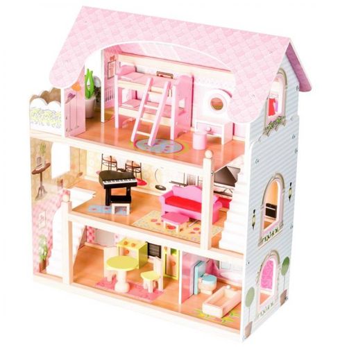 Eco Toys Drvena Kućica Za Lutke Fairy Tale Residence slika 2