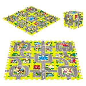 Ecotoys Podloga Za Igru City 9 Elemenata 90.5X90,5Cm