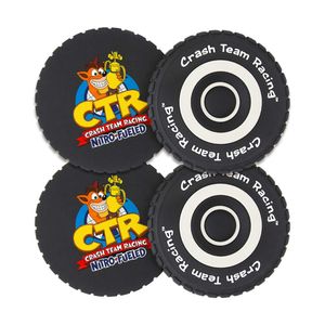 MERCHANDISE CRASH TEAM RACING TYRE COASTERS