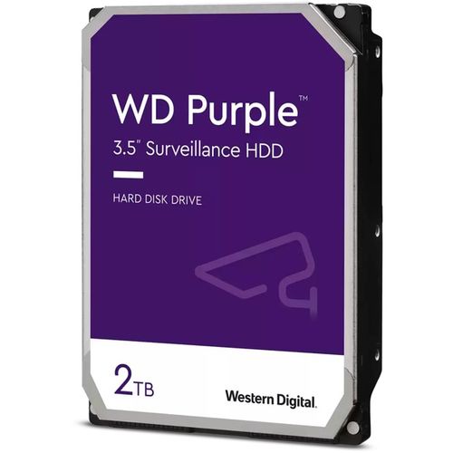 WD 2TB 3.5" SATA III 64MB WD23PURZ Purple hard disk slika 1