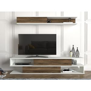 Woody Fashion Regal MILAN WHITE, Manyetik - White, Walnut