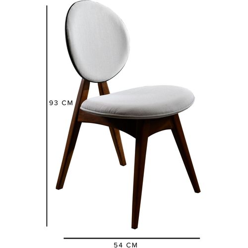 Hanah Home Touch v2 - Krem Orah
Set stolica u krem boji (2 komada) slika 10