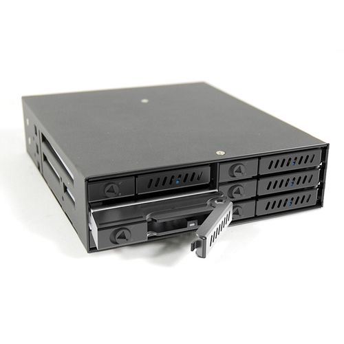 CHIEFTEC CMR-625 6 x 2.5" SATA rack fioka crna slika 2