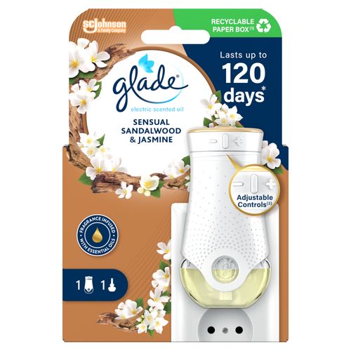 Glade električni aparatić Sandalovina i Jasmin 20ml slika 1