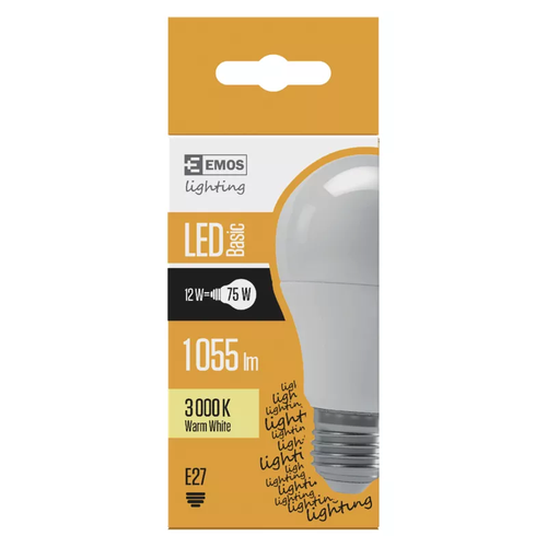 Emos LED sijalica Basic A60 12W E27 WW ZL4013 slika 1