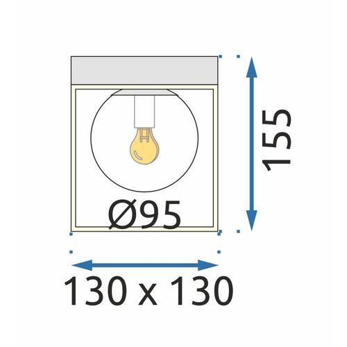 Plafonjera Gold White APP1166-1C slika 6