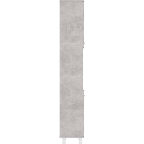 Kupaonski ormarić siva boja betona 30 x 30 x 179 cm od iverice slika 33