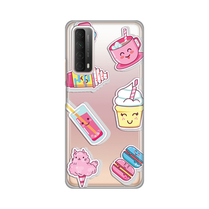 Torbica Silikonska Print Skin za Huawei P Smart 2021 Ice cream