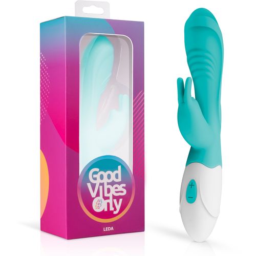 Rabbit vibrator Leda, tirkizan slika 1