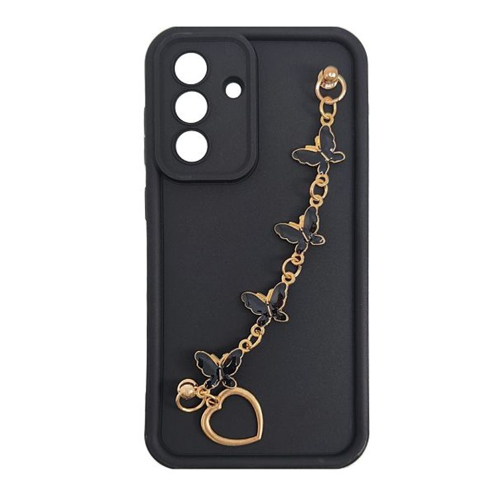 MM TPU SAM GALAXY A55 5G SILICONE CANDY WRIST STRAP Bl Butterfly slika 1