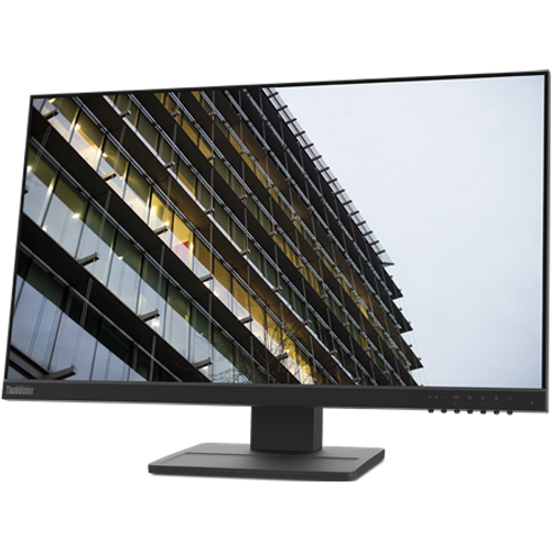 Lenovo Think 62B6MAT3EU 23.8" ThinkVision E24-28, 1920x1080 Wide 16:9 LED IPS AG, 1000:1 (Dynamic 3M:1), 6ms (4ms extreme mode), 250cd/m², 178/178, VGA, DisplayPort, HDMI, Integrated Speakers 2x 1.5w, Black, Tilt, Swivel, Lift, Pivot, VESA 100x100, 3YW slika 2