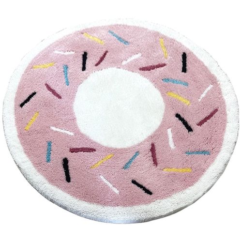 Colourful Cotton Akrilna kupaonska prostirka Donut Pink - 66 slika 3