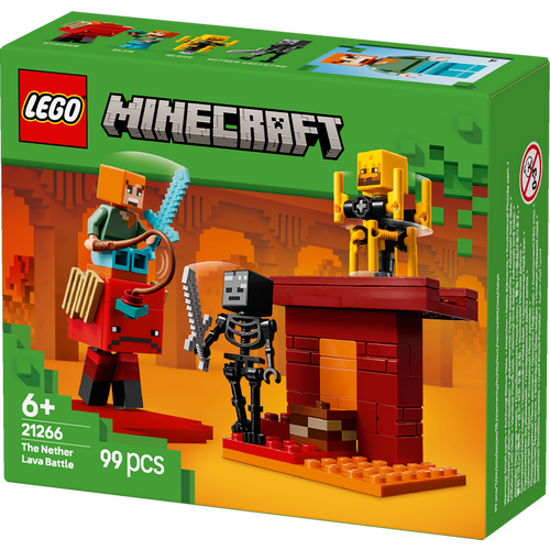 LEGO® MINECRAFT® 21266 Bitka uz lavu Nethera slika 2