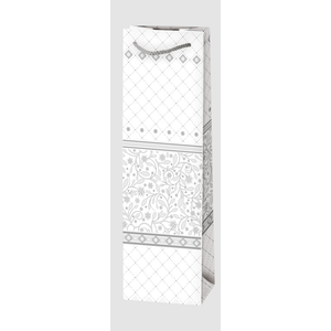 T12BOG14 Ukrasna vrećica za piće Bijela 12x40x9cm, Više dezena