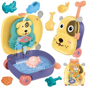Woopie set s pijeskom 3u1 kofer pas + igračka za vodu