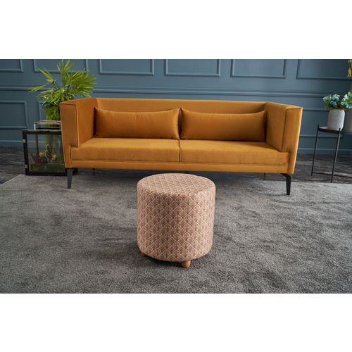 Flora Puf Silindar Multicolor Pouffe slika 1