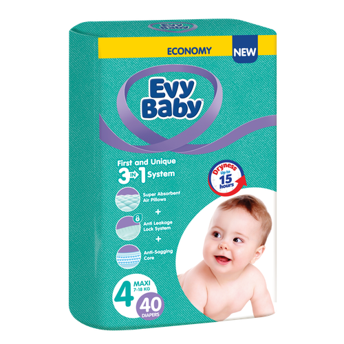 Evy Baby jednokratne pelene 3 u 1 sistem Twin slika 4