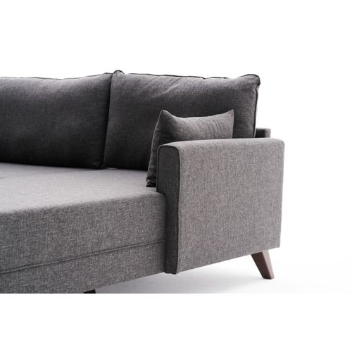 Atelier Del Sofa Kutna garnitura, Antracit, Bella Corner Sofa Right - Anthracite slika 6