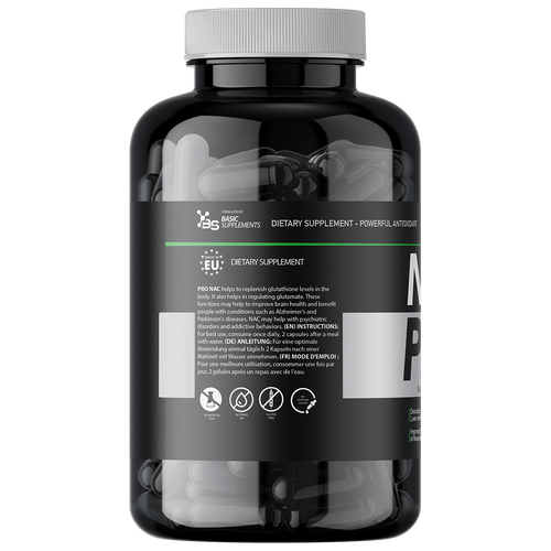 Basic Supplement Nac Pro 120 Kapsula - (N-Acetyl L-Cysteine) slika 2