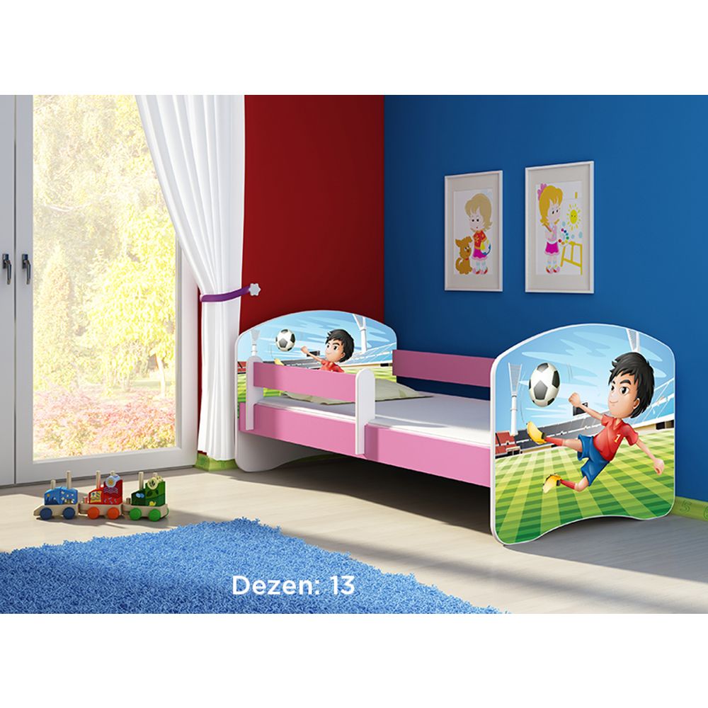 ACMA Dječiji krevet Acma II Pink - 180x80cm - Dezen 13 slika 2