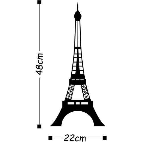 Wallity Metalna zidna dekoracija, Eiffel Tower slika 3