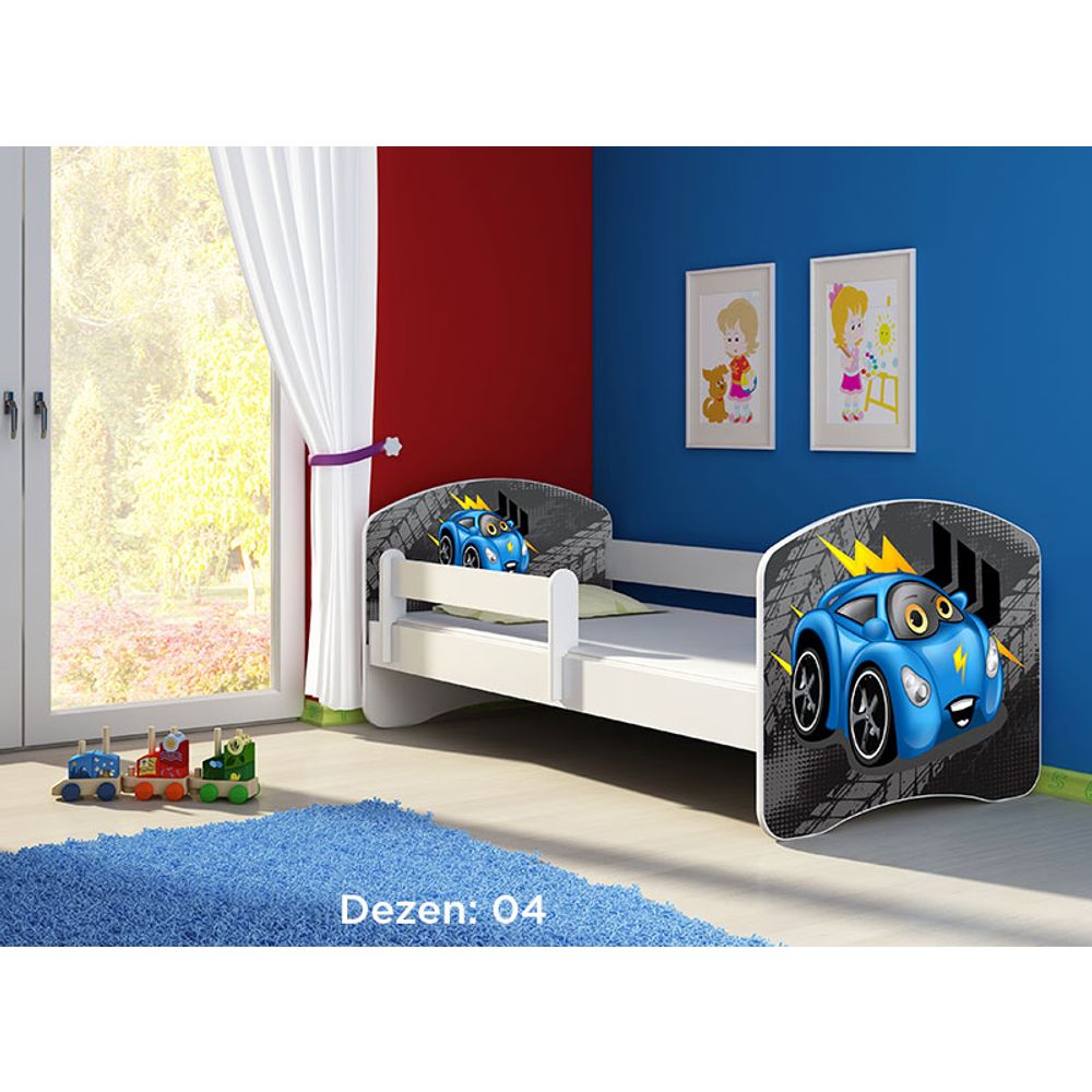 ACMA Dječiji krevet Acma II White - 180x80cm - Dezen 04 slika 2