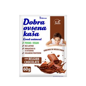 Dobra ovsena kaša Belgijska čokolada 60g