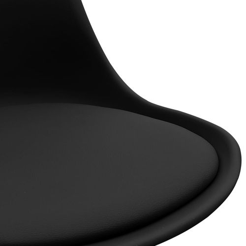 Uredske stolice od umjetne kože 2 kom crne slika 18