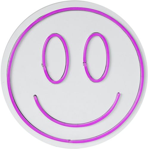 Wallity Ukrasna plastična LED rasvjeta, Smiley - Pink slika 5