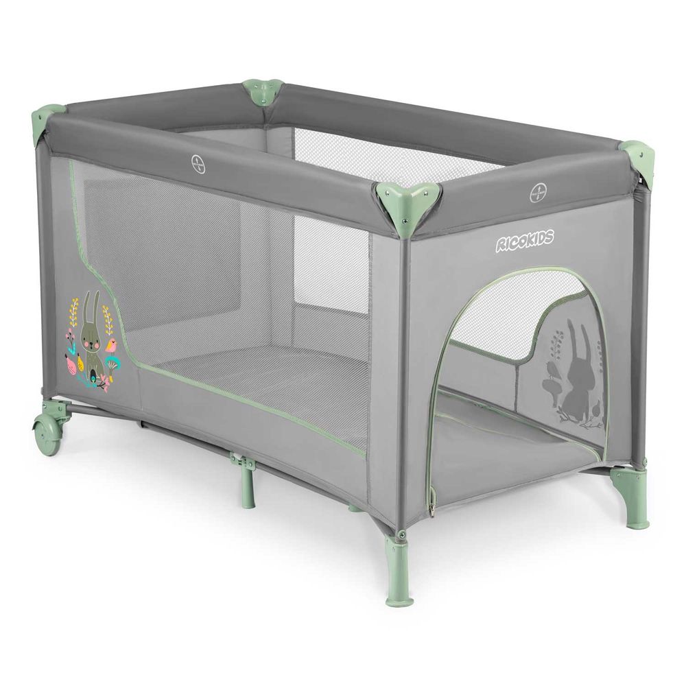 Putni krevetić 125 x 65 x 78 cm rk-240 siva i menta slika 4