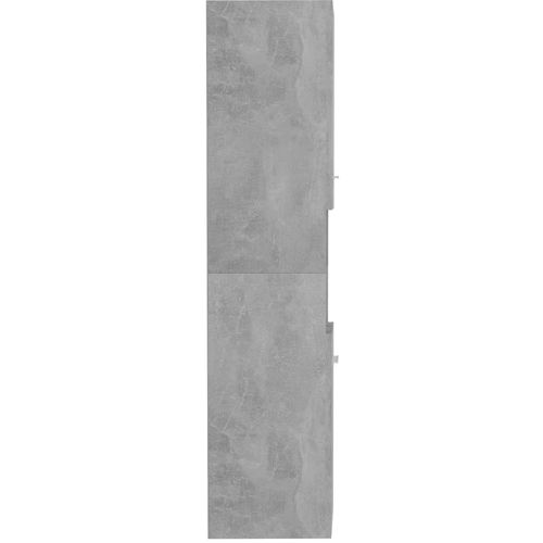 Kupaonski ormarić siva boja betona 30 x 30 x 130 cm od iverice slika 7