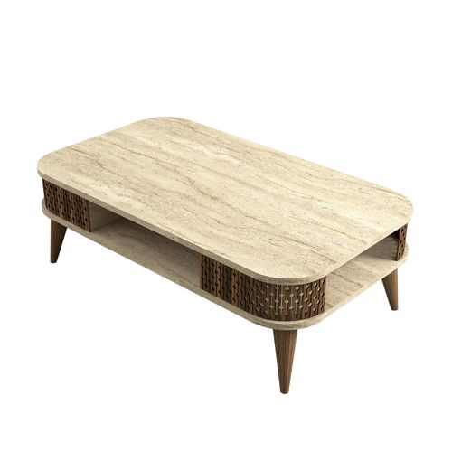 Eylul - Travertine Travertine Coffee Table slika 4