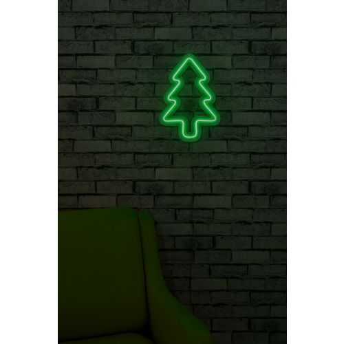 Wallity Ukrasna plastična LED rasvjeta, Christmas Pine - Green slika 2