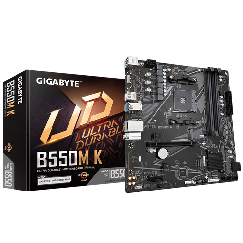 GIGABYTE B550M K, DDR4, SATA3, USB3.2Gen1, DP, AM4 mATX slika 1