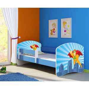 ACMA Dječiji krevet Acma II Blue - 140x70cm - Dezen 19
