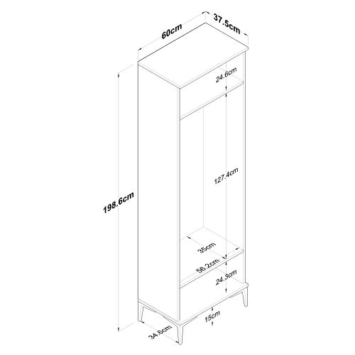 EA111 - 2703 Walnut
White Hall Stand slika 11