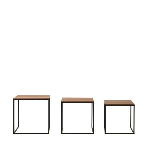 Shp-933-Oo-1 Walnut Nesting Table (3 Pieces) slika 4