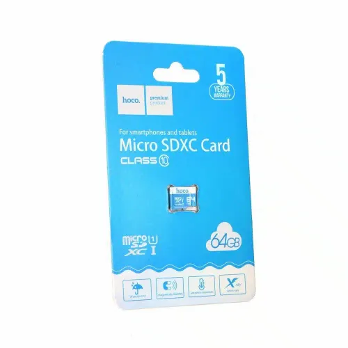 HOCO microSD TF memorija velike brzine 64GB Class 10 memorijska kartica slika 2